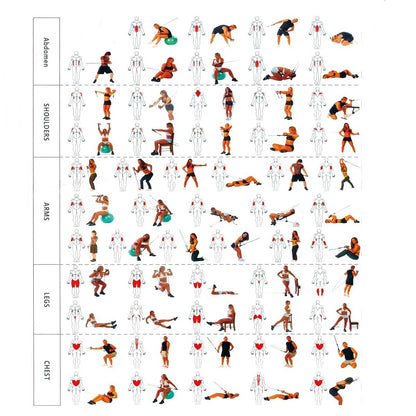 11-Piece Set Resistance Bands Exercise Bands up to 150Lbs, Work Out Bands with Handles, Color Coded Exercise Bands, Exercise Guide, Storage Bag